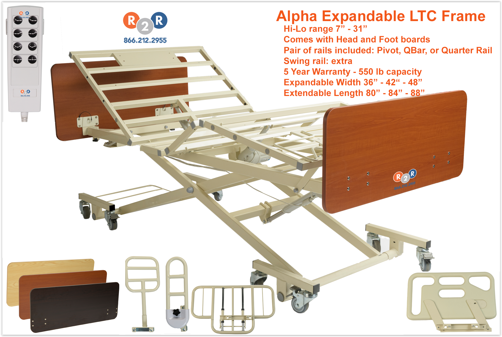 Alpha Expandable Ltc Frame
